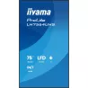 IIYAMA LFD 75 dalle VA 4K UHD 3840x2160 16:9 24/7 2xHDMI USB-C 2xUSB HPs 500cd/m² 6.5ms VESA 500x500 Paysage/portrait…