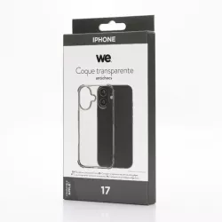 WE Coque de protection TPU APPLE IPHONE 17 Transparent