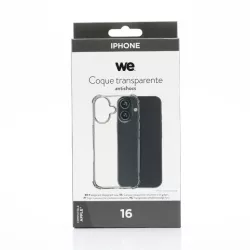 WE Coque de protection TPU APPLE IPHONE 16 Transparent