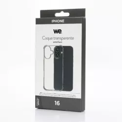 WE Coque de protection TPU APPLE IPHONE 16 Transparent