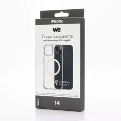 WE Coque de protection MAGSAFE IPHONE 14 Transparent - Antichocs