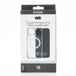 WE Coque de protection MAGSAFE IPHONE 15 Transparent - Antichocs