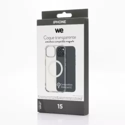 WE Coque de protection MAGSAFE IPHONE 15 Transparent - Antichocs