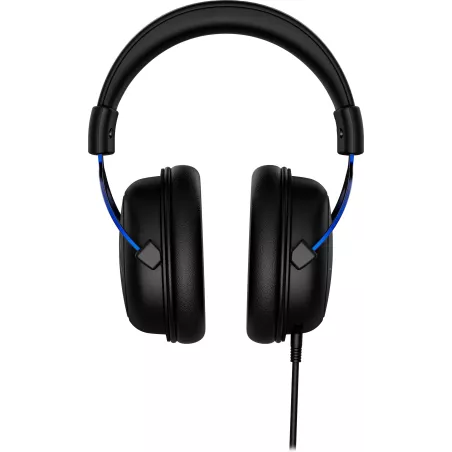 HyperX Cloud Noir-Bleu - Casque filaire avec Micro , Coussinets à mémoire de forme et cadre aluminium