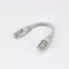 Câble RJ45 Male/Male droit CAT6 F/UTP - Longueur 0.15M - Gris - en sachet