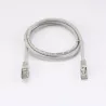 Câble RJ45 Male/Male droit CAT7 S/FTP - Longueur 1M - Gris - en sachet