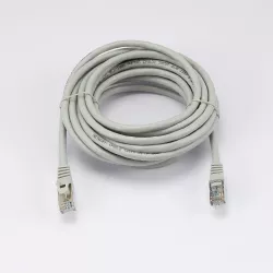 Câble RJ45 Male/Male droit CAT7 S/FTP - Longueur 5M - Gris - en sachet