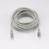 Câble RJ45 Male/Male droit CAT7 S/FTP - Longueur 5M - Gris - en sachet