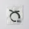 Câble USB-C/USB-C 2.0 Male/Male - 100W - Longueur 1M - Noir - en sachet