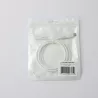Câble USB-C/USB-C 2.0 Male/Male - 45W - Longueur 1M - Blanc - en sachet
