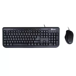 Kit HEDEN clavier souris filaire souris optique 1200 DPI clavier multimedia noir