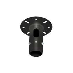 SYSTEME 2 - Fixation au sol/plafond robuste (fixe) pour poteaux de 50 mm Couleur Noir BT7822/B