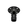 SYSTEME 2 - Fixation au sol/plafond robuste (fixe) pour poteaux de 50 mm Couleur Noir BT7822/B