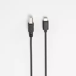 Câble USB-C 2.0/USB B - noir - 2m