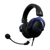 HyperX Cloud Noir-Bleu - Casque filaire avec Micro , Coussinets à mémoire de forme et cadre aluminium