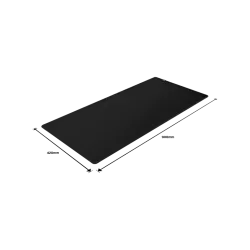 HyperX Pulsefire (XL) - Tapis de souris - surpiqûres anti-effilochage, Base antidérapante en caoutchouc et rembourrage…