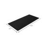 HyperX Pulsefire (XL) - Tapis de souris - surpiqûres anti-effilochage, Base antidérapante en caoutchouc et rembourrage…