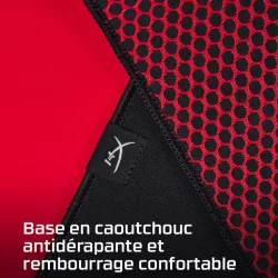 HyperX Pulsefire (XL) - Tapis de souris - surpiqûres anti-effilochage, Base antidérapante en caoutchouc et rembourrage…