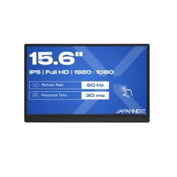JAPANNEXT JNMDi156FTLE Ecran LED 15,6 FHD (1920x1080) à 60Hz IPS(ADS) 300 cd/m² 800:1 1920x1080 30 ms USBC"