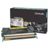 LEXMARK Cartouche Toner C74X Jaune7 000 pages LRP