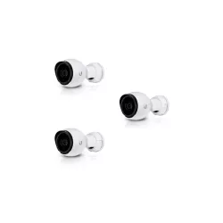 Ubiquiti - UVC-G4-BULLET-3 - Caméra de surveillance réseau extérieur, intérieur - couleur 1440p - audio - GbE (pack de 3).