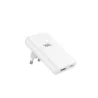 Chargeur secteur WE GaN 1 port USB-C + 1 port USB - 45W max - format L slim - Blanc
