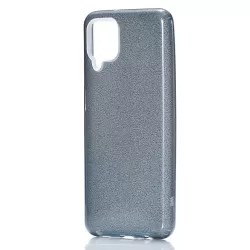 We coque de protection PAILLETTES SAMSUNG GALAXY A12 Noir