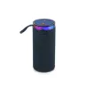 Enceinte bluetooth 72W, lecteur de cartes micro SD, batterie rechargeable 1200mAh, jeu de lumière, dragonne, 80*80*176mm