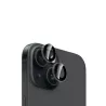 WE Lentilles de protection pour objectifs d'appareil photo iPhone 15/15 PLUS transparent/noir (2 lentilles incluses)