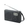 Radio FM à piles (non incluses), noir