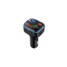 Tranmetteur FM Bluetooth V5.3 avec 2 ports USB-A et un port USB-C (PD30W) - Total 48W - Lecteur clé USB