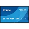 IIYAMA LFD 86 dalle IPS anti-reflet 40 pts 3840x2160 550cd/m² 8ms Tactile interactif 2xHPs DisplayPort 2xHDMI USB-C 4xUSB OPS…