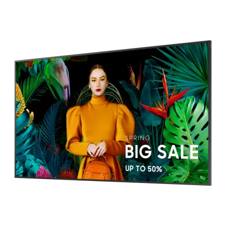 ECRAN SAMSUNG 65'' LFD 16:9 24h/7j 3840x2160 700cd/m² Tizen 7.0 1xDP 1.2 3xHDMI 2.0 2xUSB2.0 Paysage/Portrait QH65C