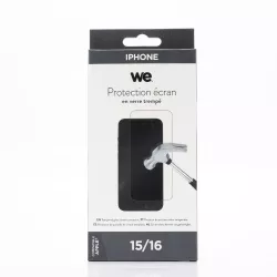 WE Verre trempé APPLE IPHONE 15/16