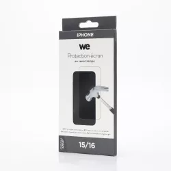 WE Verre trempé APPLE IPHONE 15/16