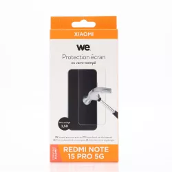WE verre trempé XIAOMI REDMI NOTE 15 PRO 5G - Verre 2,5D