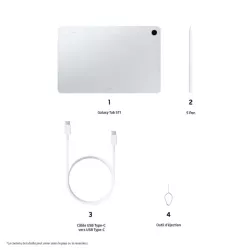 Tablette Galaxy Tab S11 11 128Go Silver WIFI Android 16 RAM 12Go 2560X1600 4 speakers + Camera 13MP + 12MP S pen inclus DAS…