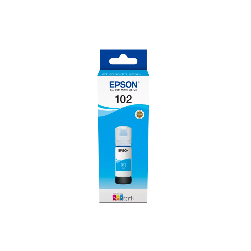 EPSON Bouteille Encre Ecotank 102 Cyan 70ml