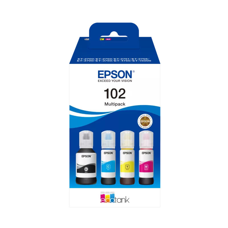 EPSON 102 EcoTank 4-colour Multipack | MonPC.Store