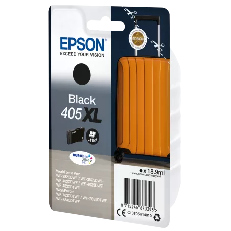 EPSON Cartouche Encre Durabrite Ultra Valise 405XL Noir 18,9ml