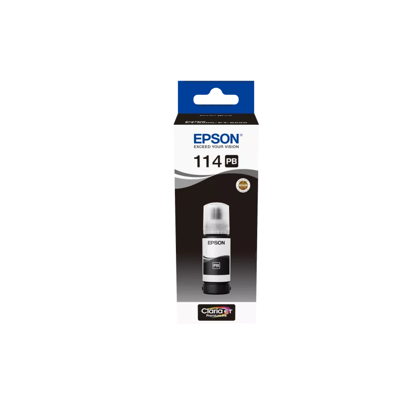 EPSON Bouteille encre Ecotank 114 Noir Photo 70ml