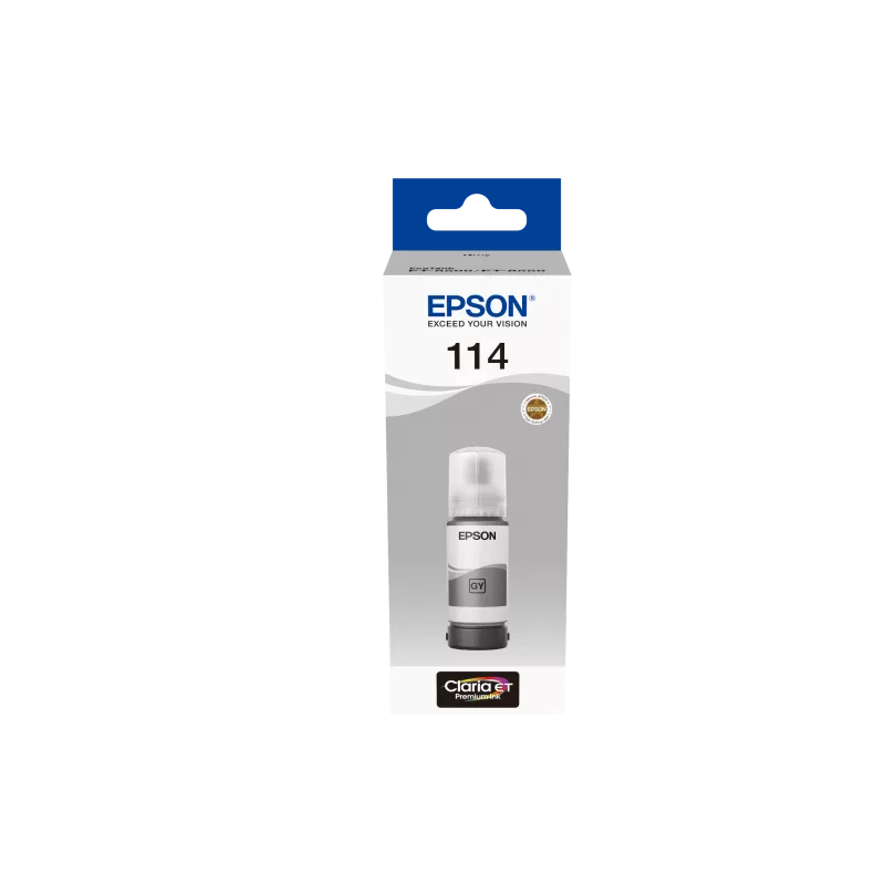 EPSON Bouteille encre Ecotank 114 Gris 70ml