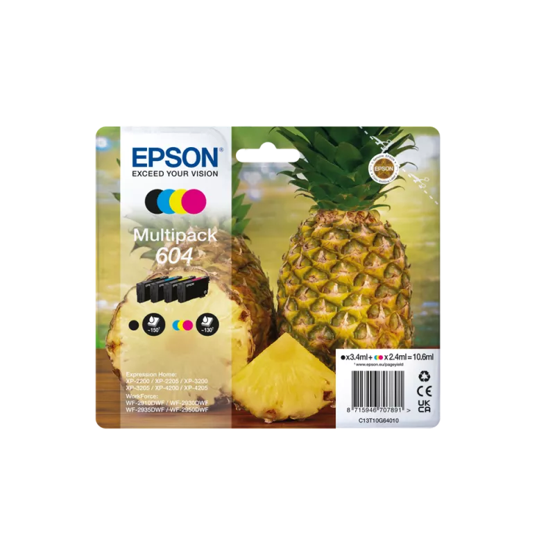 EPSON Multipack 4-colours Ananas 604 Ink . remplacer… | MonPC.Store