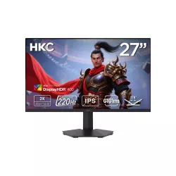Ecran 27 HKC G27H2DPro gaming 2560x1440 IPS 16:9 200Hz 1000:1 1ms 350cd/m² 2xHDMI DP A/O VESA 100x100 Inclinable Pied fixe…