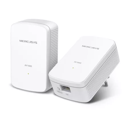 Kit de démarrage Powerline Gigabit AV1000 (lot de 2) Vitesse 1000Mbps Powerline CPU Broadcom 1 port Gigabit Branché au mur…