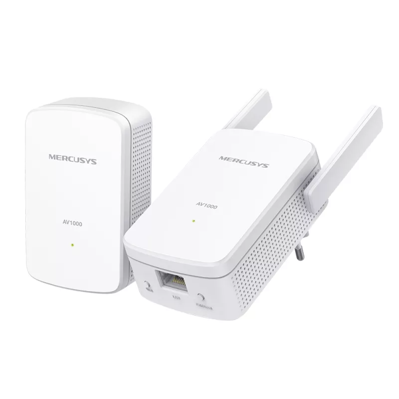 Kit Wifi Powerline Gigabit AV1000 lot de 2-1xMP510+1xMP500 Vitesse 300 Mbps (2,4 GHz) 1000 Mbps Powerline Broadcom CPU port…
