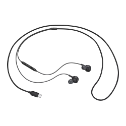 Ecouteurs intra auriculaires filair Cable tissu Noir Sound by AKG, USB type C SAMSUNG - EO-IC100BBEGEU