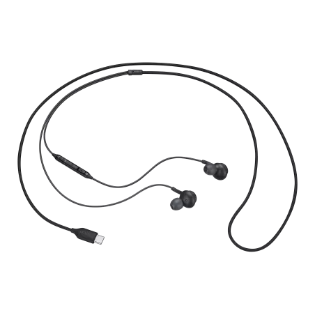 Ecouteurs intra auriculaires filair Cable tissu Noir Sound by AKG, USB type C SAMSUNG - EO-IC100BBEGEU