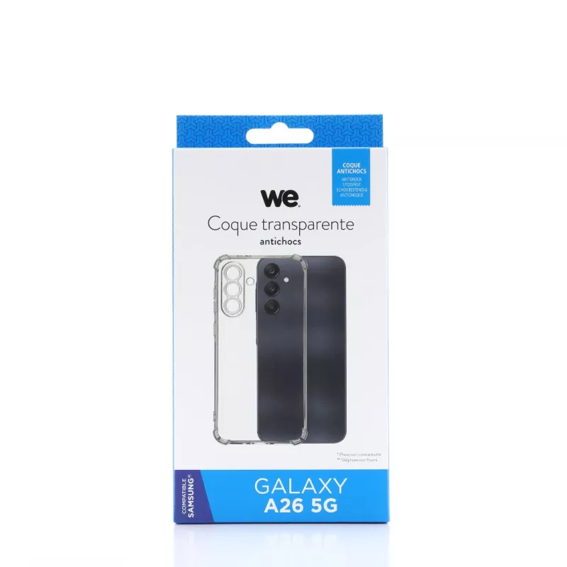 WE Coque de protection TPU SAMSUNG GALAXY A26 5G Transparent