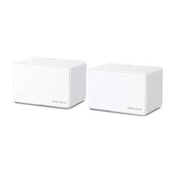 Système Wi-Fi 6 (lot de 2 packs) Mesh AX3000 pour Toute la Maison Vitesse 574 Mbps (2,4 GHz) + 2402 Mbps (5 GHz) 3 ports…